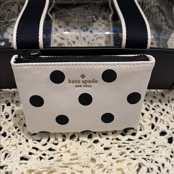 Kate Spade Black and White Clear Crossbody Bag - Picture 5 of 5